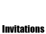 Invitations